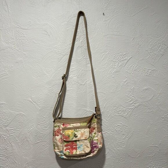 Fossil Floral Canvas Crossbody Bag - Picture 1 of 6